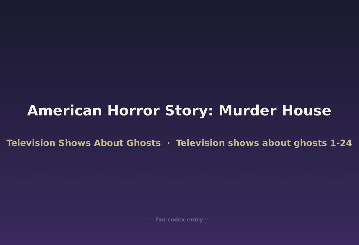 American Horror Story: Murder House
